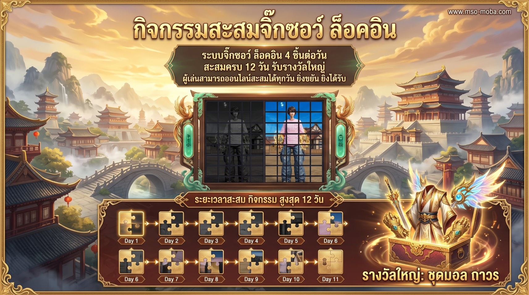 กิจกรรมจิ๊กซอว์ ล็อคอิน